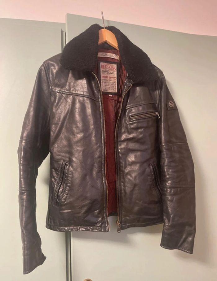 Veste en cuir Redskin