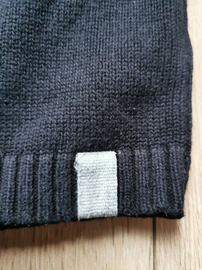 Gilet zip noir Kitchoun 12 mois - photo numéro 5