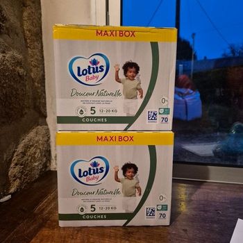 Couche taille 5 Lotus Baby taille 5 : 140 Couches