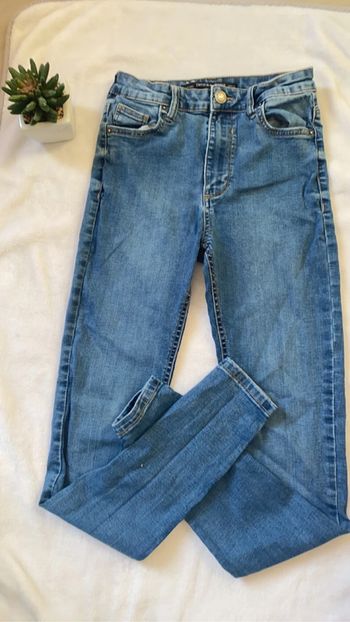 Jean slim taille haute