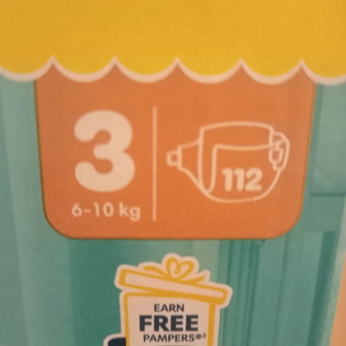 Pampers premium protection taille 3(224 couches)