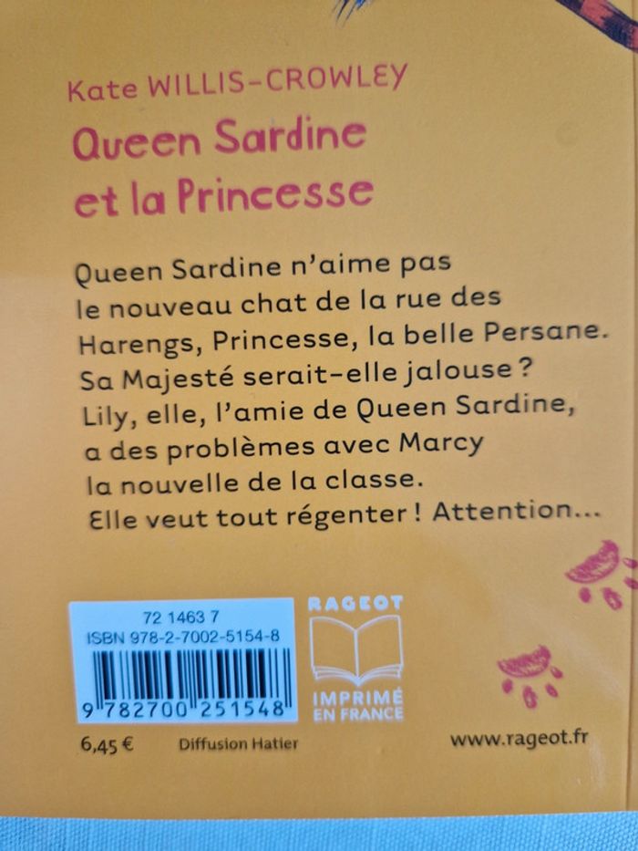 Lot 2 livres enfants journal d une princesse et Queen Sandrine et la princesse - photo numéro 2