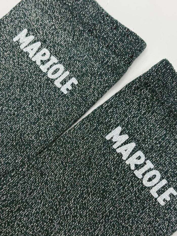 Chaussettes à paillettes mariole