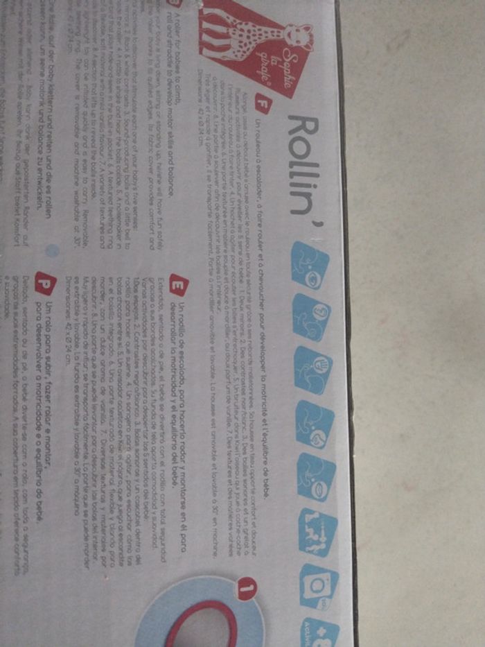 Rouleau Sophie la Girafe. Bébé 6 mois - photo numéro 7