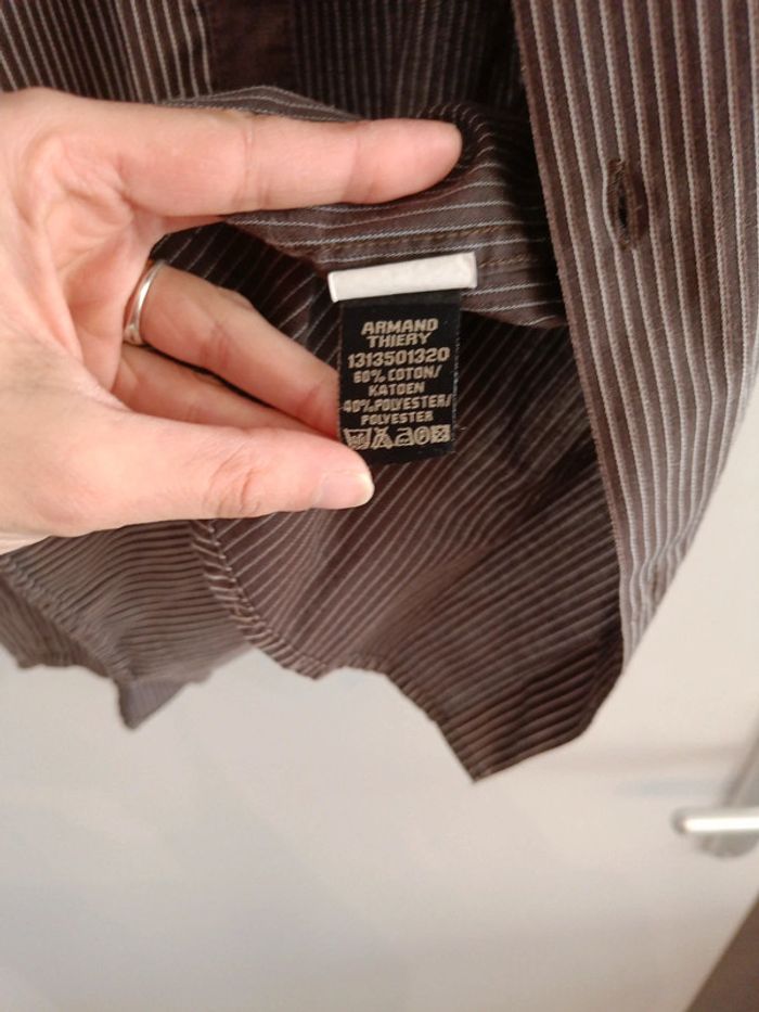 Chemise à rayures homme, manches courtes - photo numéro 6