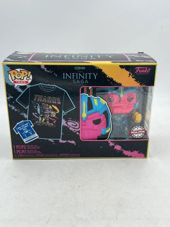 Coffret T-Shirt taille L + figurine Funko Pop Thanos Marvel the Infinity saga N°909 Neuf