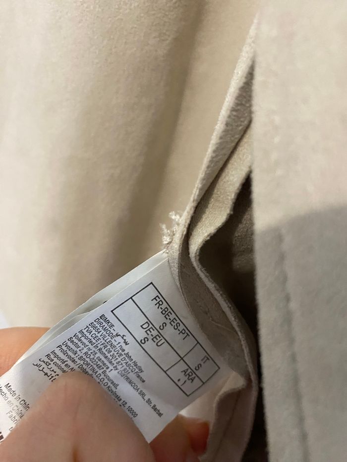 Veste style daim - photo numéro 3