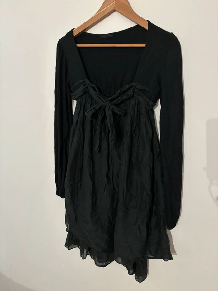 Robe courte taille unique noire