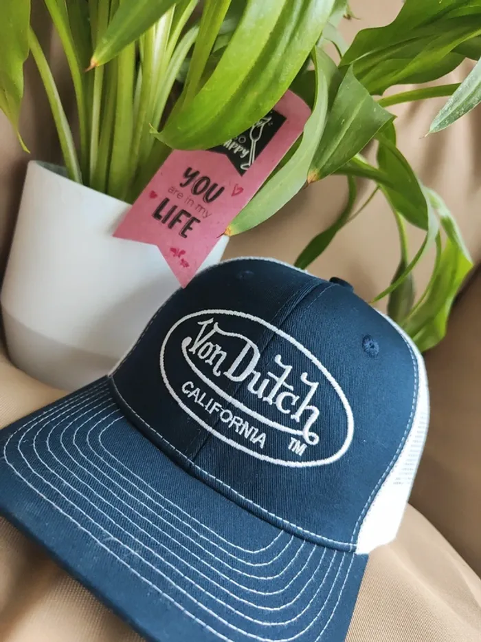 Casquette Trucker Von Dutch bleue marine