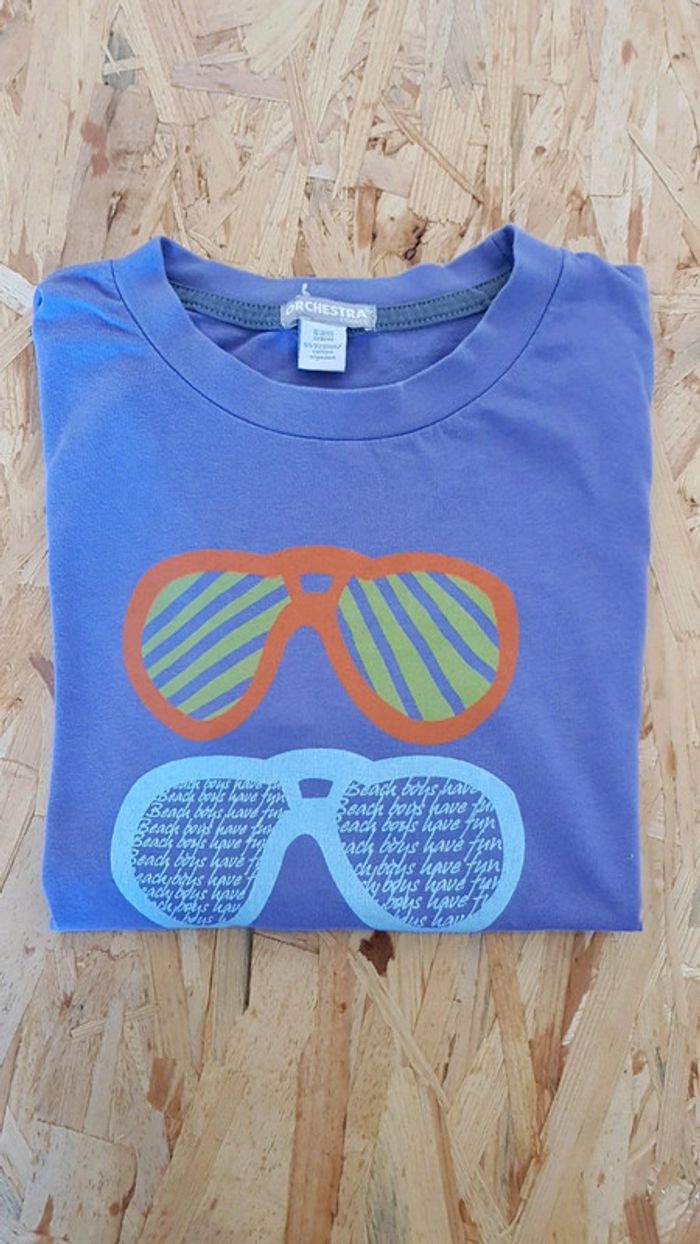 T shirt manches longues lunettes