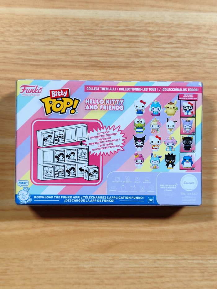 Pack 4 Funko Bitty Pop! Hello Kitty & Friends (Inclus CHASE) - photo numéro 7