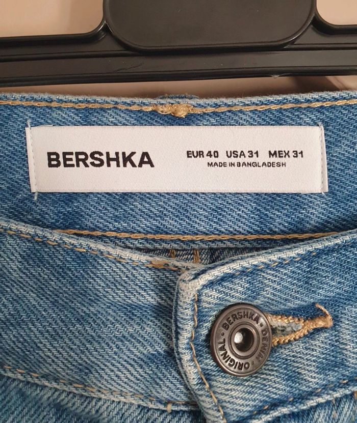 Short en jean baggy Bershka T. L - photo numéro 3