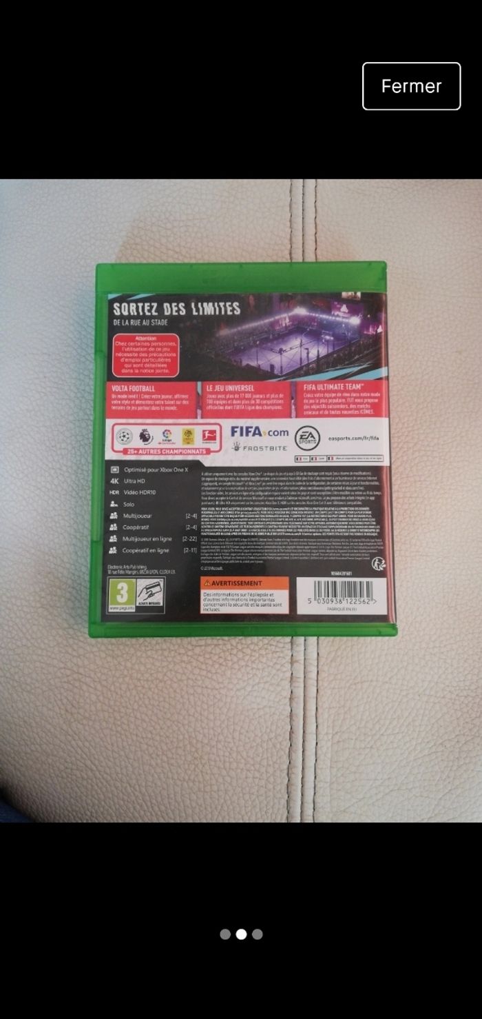 Xbox one fifa20 - photo numéro 2