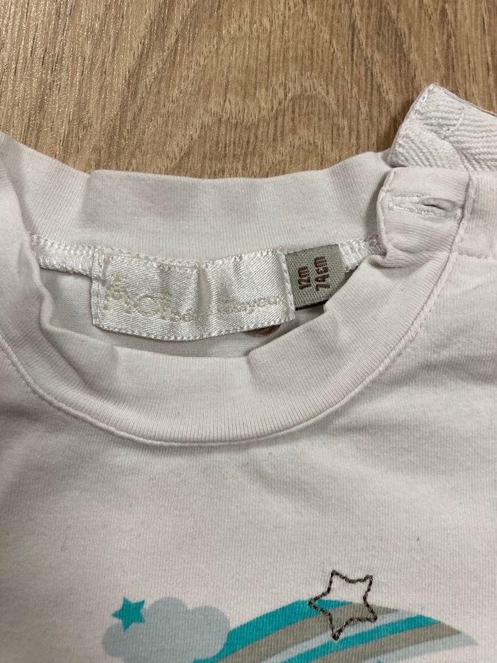 T-shirt blanc nuages - photo numéro 4