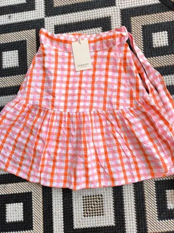 Jupe à carreaux Summery Copenhagen – Taille XS – Neuve avec étiquette