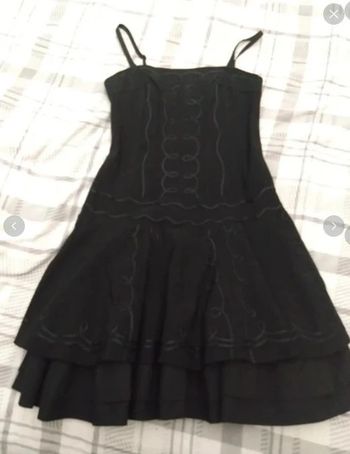 Robe noire cocktail t 38 40