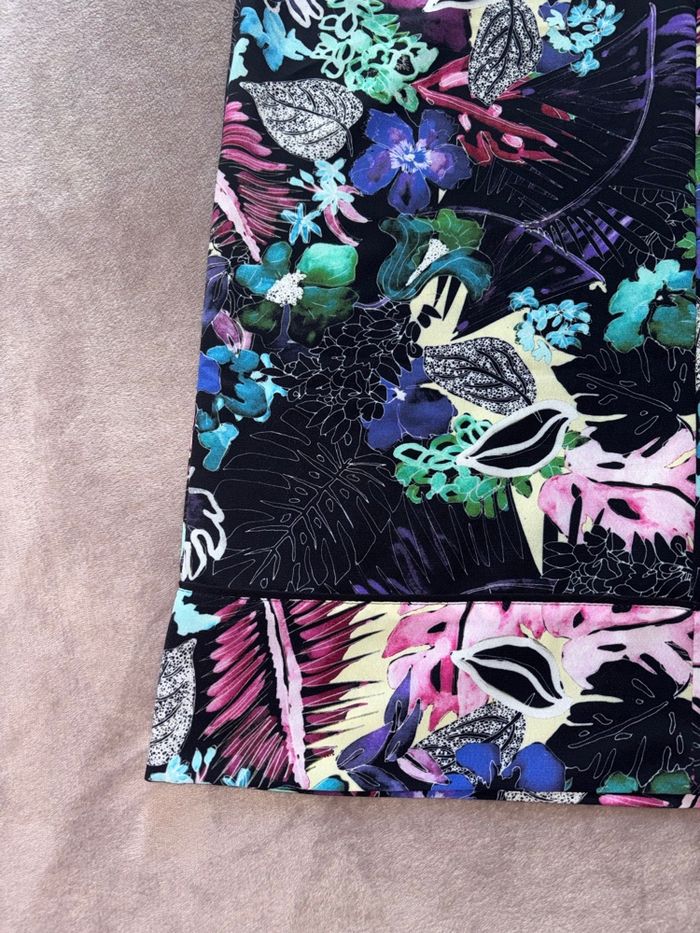 Pantalon à jambes larges fleuri femme Monki taille S neuf - photo numéro 6