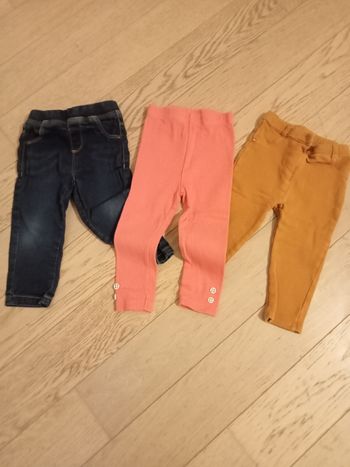 Lot de trois pantalons