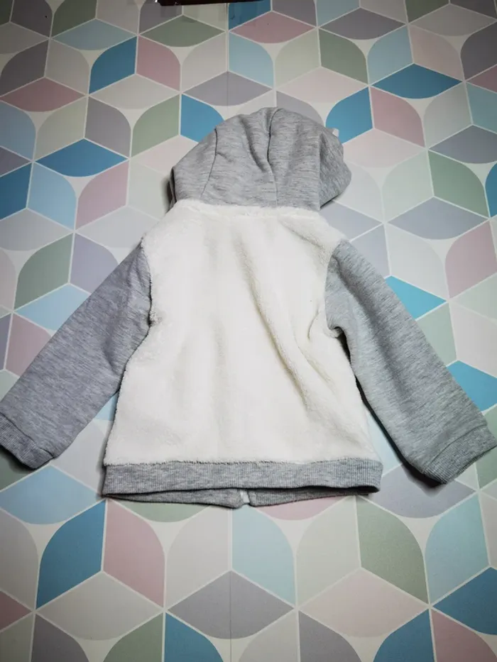 D4567 - veste zippée garçon 6 mois - photo numéro 3