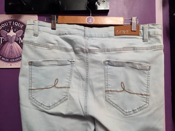 Jean stretch slim leg T48 M&S Mode - photo numéro 5