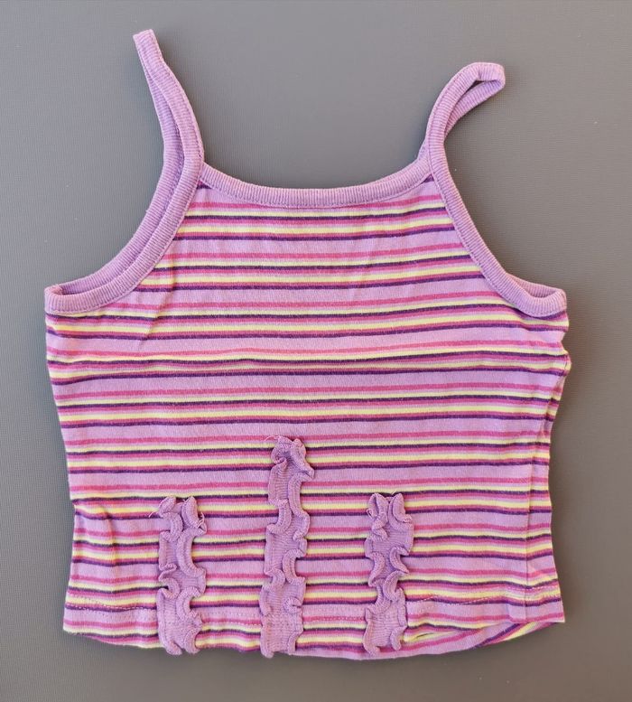 Lot de 2 débardeurs 12 mois fille Kimbaloo - photo numéro 2