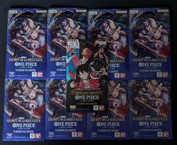 One piece - 8 boosters OP14 + 1 booster OP09