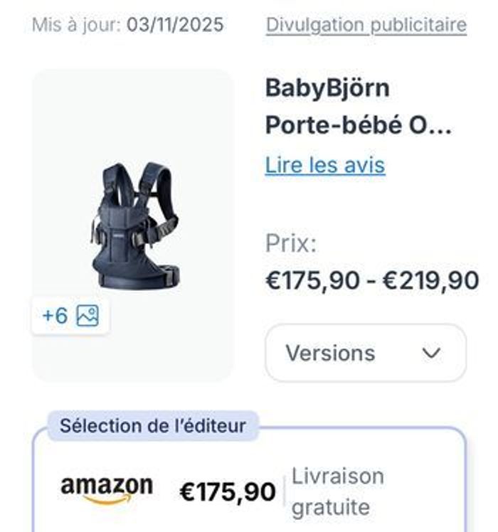 Porte bébé - Carrier BabyBjörn Air - photo numéro 4