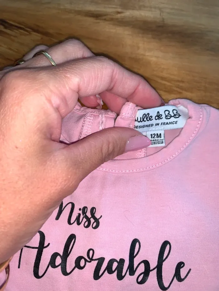 Jolie robe manches longues Bulle de BB taille 12 mois - photo numéro 3