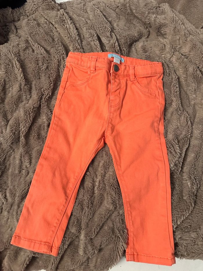 Pantalon obaibi 18m corail