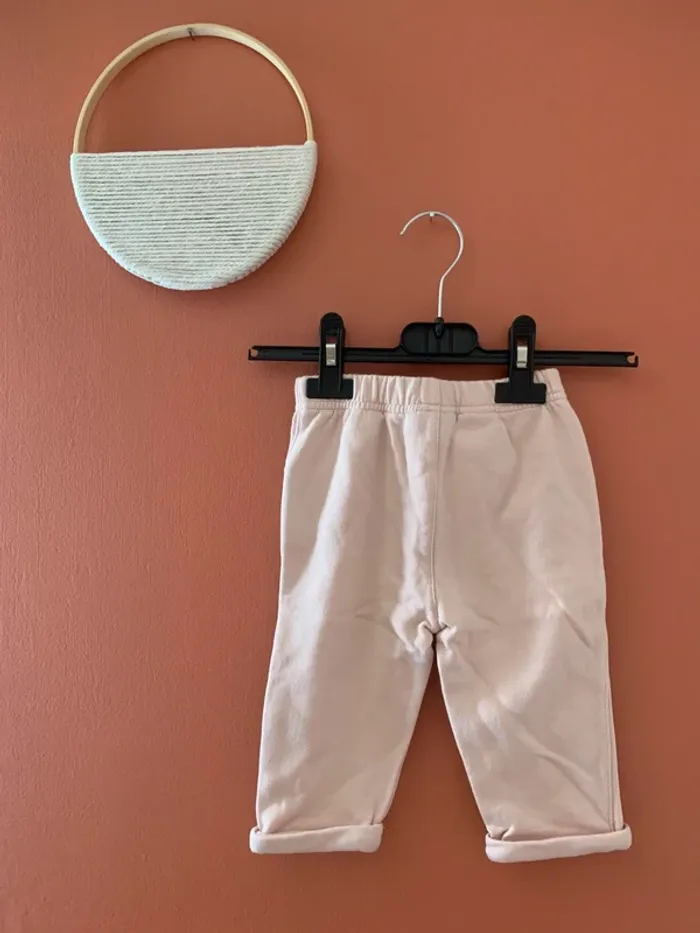 🌸 Pantalon rose clair bébé fille Sergent Major – 9 mois - photo numéro 3