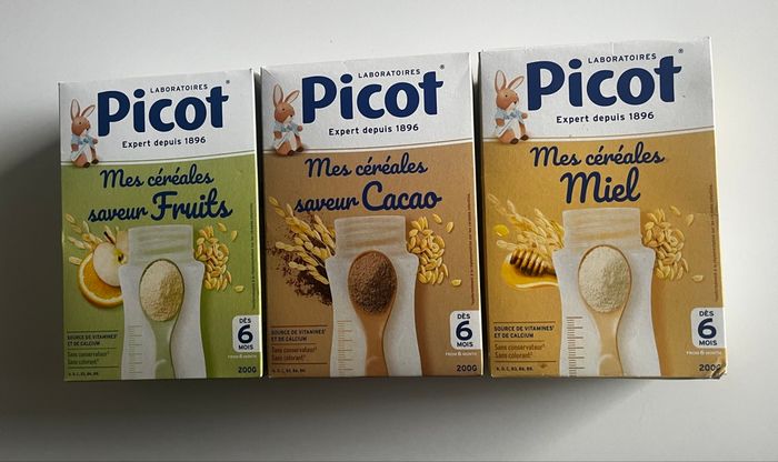 Lot de céréales picot