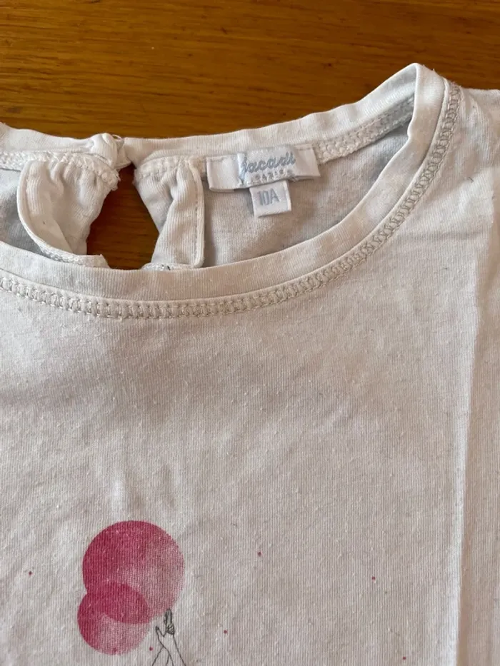 T shirt jacadi 10 ans - photo numéro 3