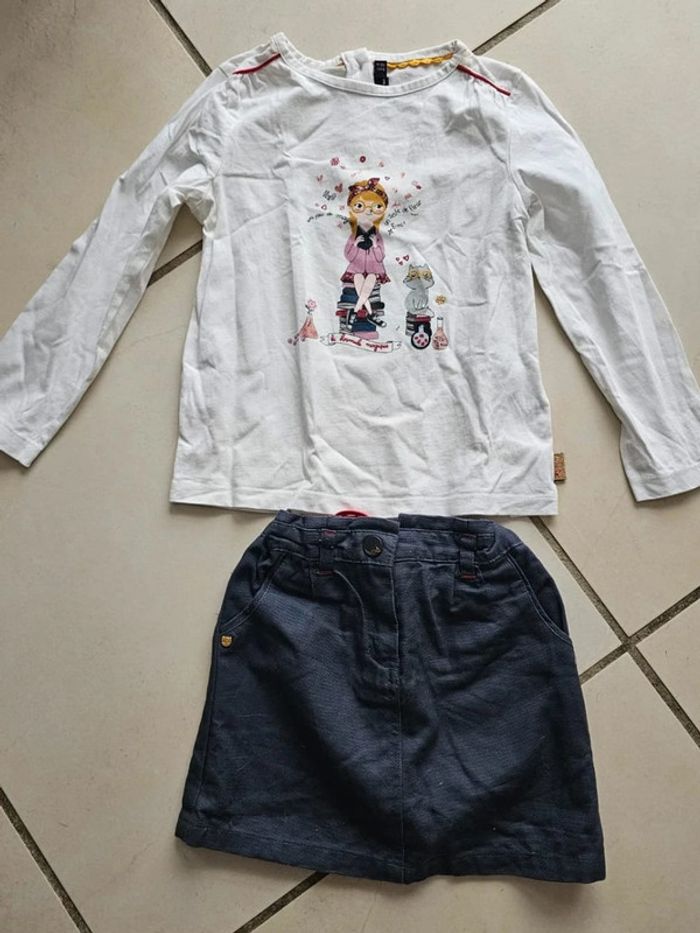 Jupe sergent major 4 ans