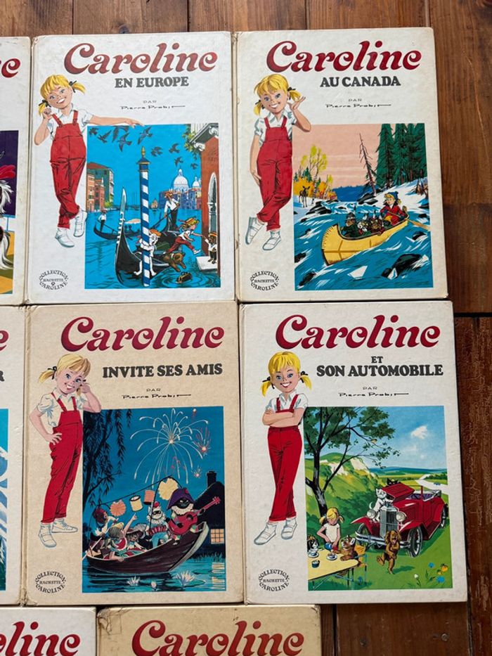 État satisfaisant - Lot de 8 grands albums Hachette Caroline livre bd anciens Pierre Probst - photo numéro 3