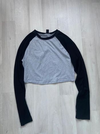 Crop top manches longues