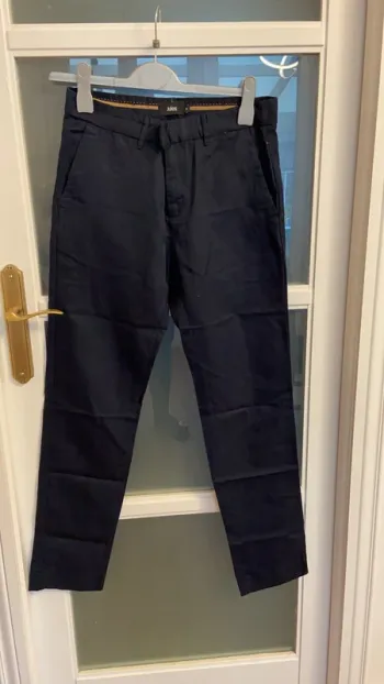 Pantalon bleu marine Jules en tissus