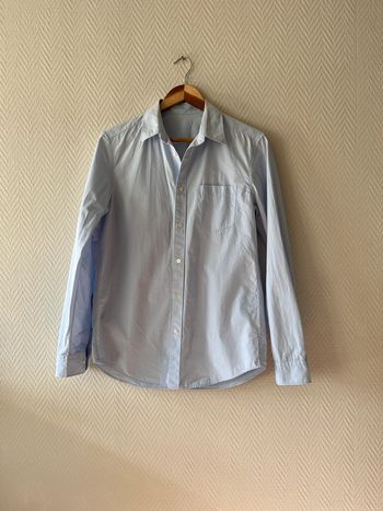 ARKET light blue 100% cotton shirt fits S
