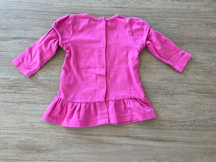 Robe rose manches longues Grain de blé 3 mois - photo numéro 2