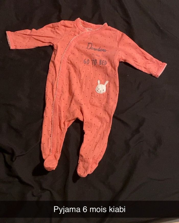 Lot pyjama kiabi 6 mois