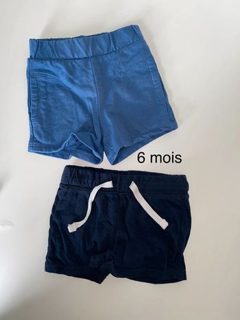 Lot short 6 mois