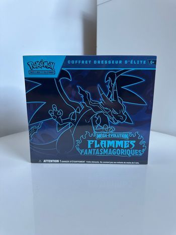 Pokémon : ETB ME02 - Coffret Dresseur Flammes Fantasmagoriques avec mini défaut de scellage - Neuf & Scellé