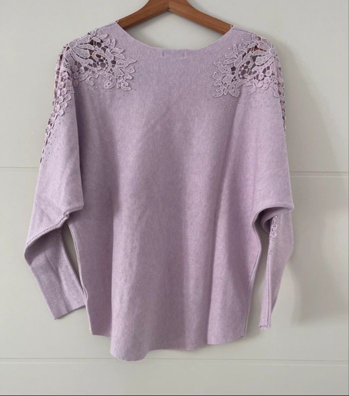 Pull manches chauve-souris  taille unique Miss Sara - photo numéro 2