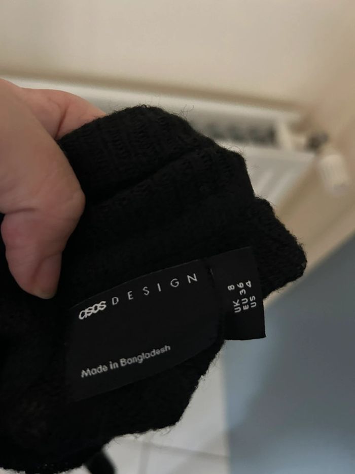Robe pull, noire, Asos - photo numéro 17