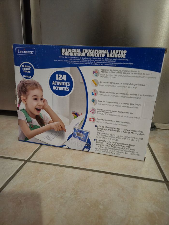 Ordinateur Lexibook bilingue éducatif 3 ans 124 activités - photo numéro 3
