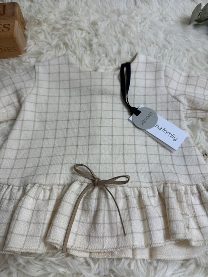 Robe écrue 1+ in the family taille 1 mois - photo numéro 2