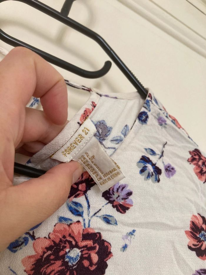 Blouse fleurie Forever 21 - Taille S - photo numéro 4