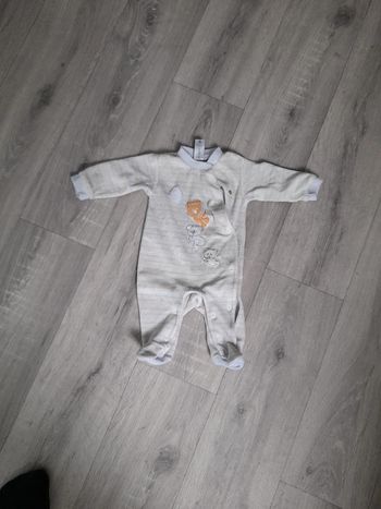 Pyjama velours 1 mois