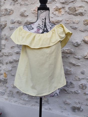 Superbe haut femme taille M Tally Weijl jaune