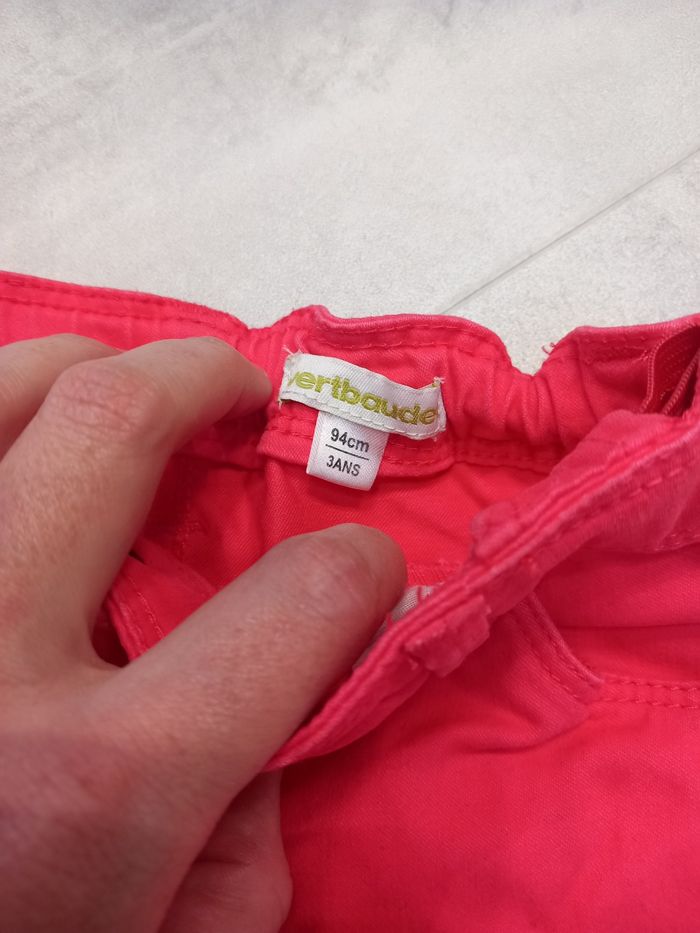 Pantalon rose fille 3 ans Vertbaudet - photo numéro 2