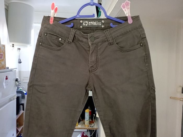 Jean de femme taille l marque NY création - photo numéro 4